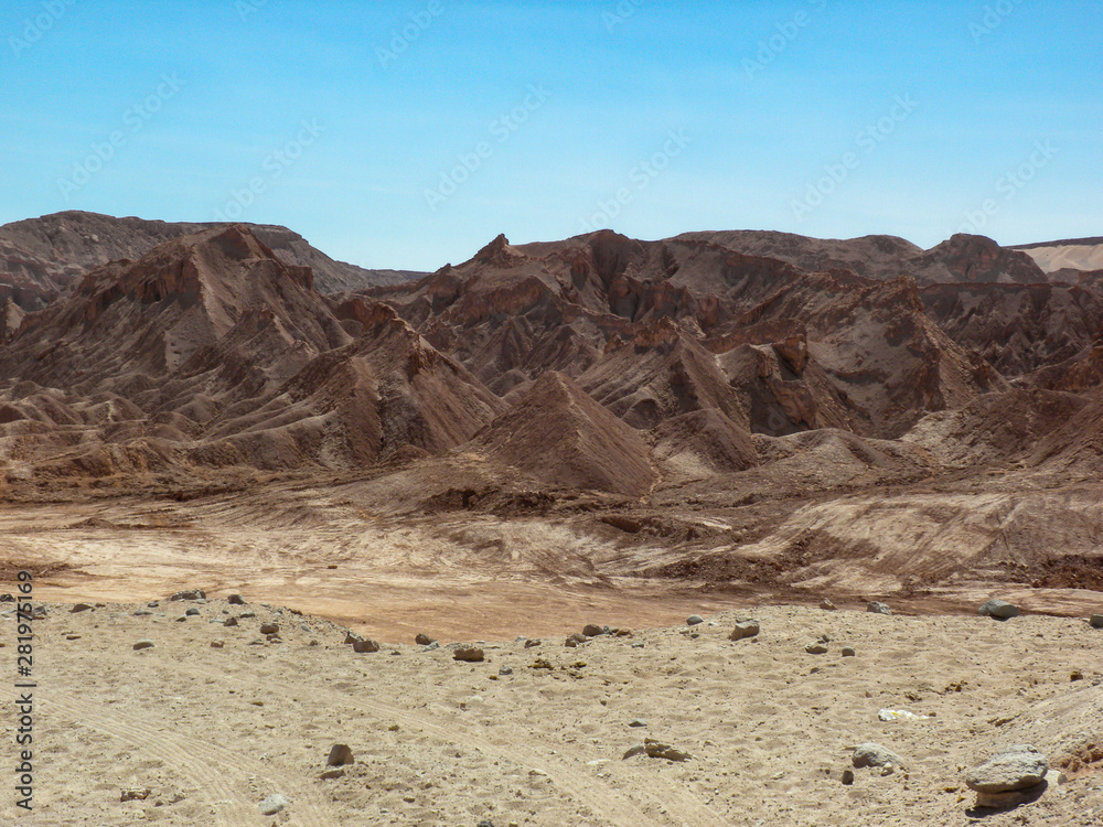 a peaceful street in San Pedro de Atacama in Chile