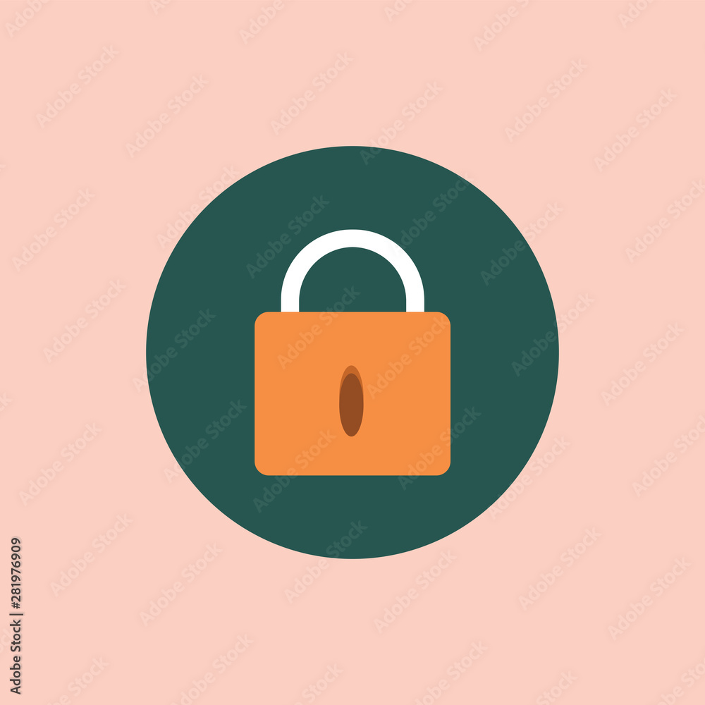 Lock single icon Lock single icon