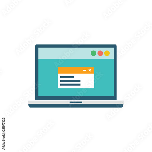  Concept of adaptive web design. Distinct layouts for multiple screen size