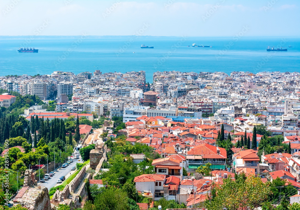 Cityscape of Thessaloniki, Greece
