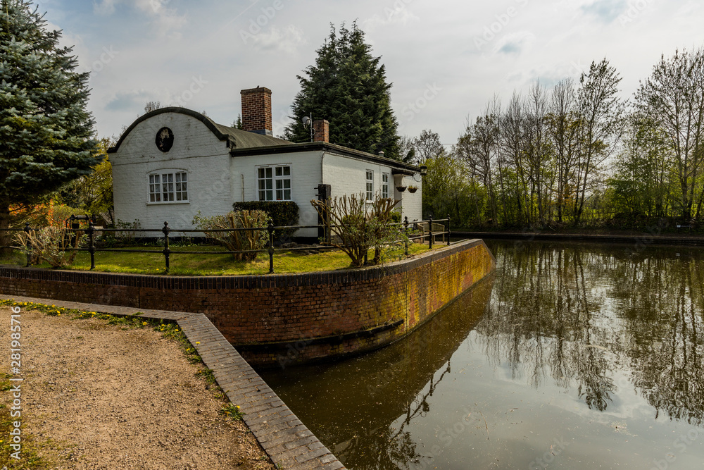 Kingswood Junction of Stratford and Grand Union Canal.Warwickshire. English Midlands, Warwickshire, England.UK