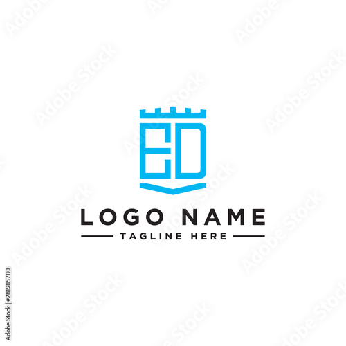 Inspiring company logo design from the initial letters to the ED logo icon. -Vectors