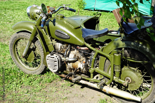 Old russian motorcycle