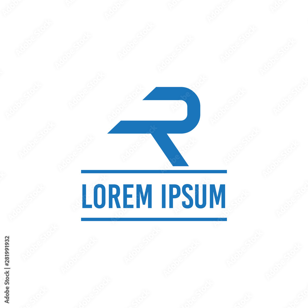 vector illustration letter r for transportation icon logo design vector illustration letter r for transportation icon logo design