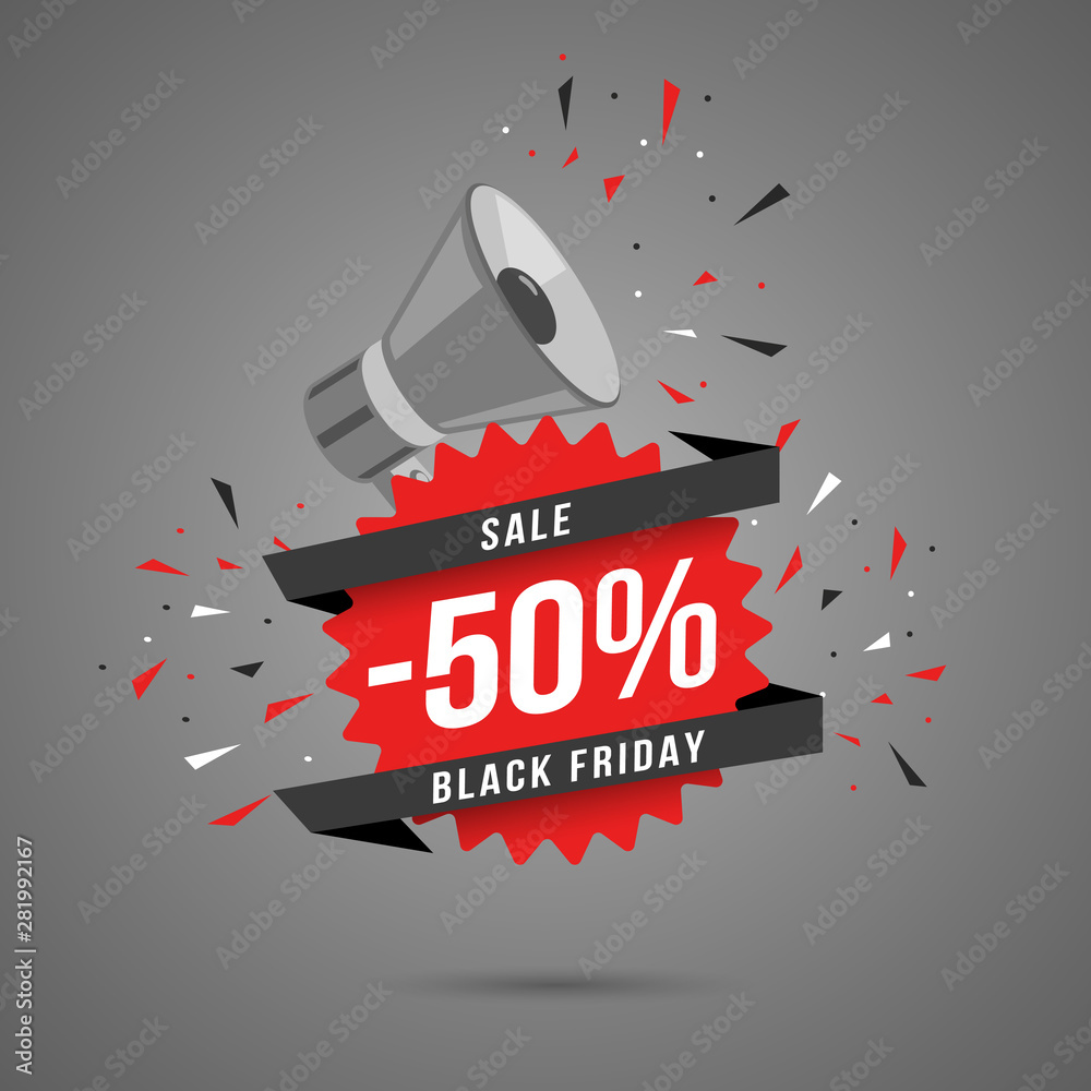 Black Friday Sale Posters Vector Special Offer Shopping