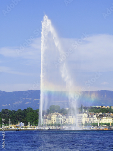 Jet d'eau lac Léman à Genève