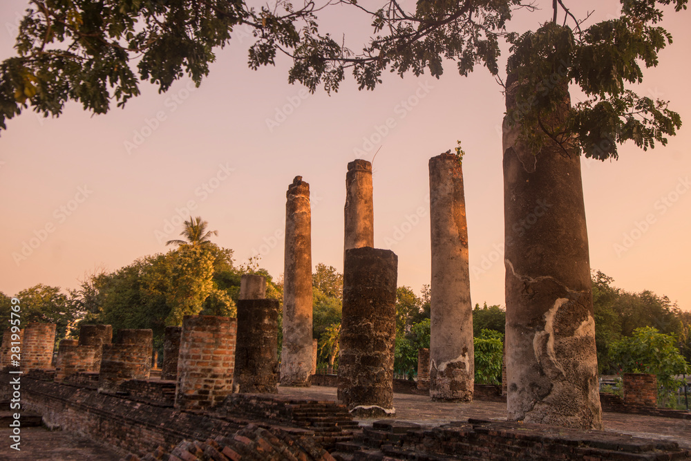 THAILAND PHITSANULOK CHANDRA PALACE RUINS THAILAND PHITSANULOK CHANDRA PALACE RUINS