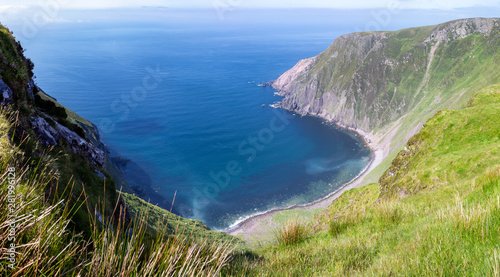 Panorama of Sauce Creek along the Wild Atlantic Way on the Dingle Peninsula, County Kerry, Ireland. photo