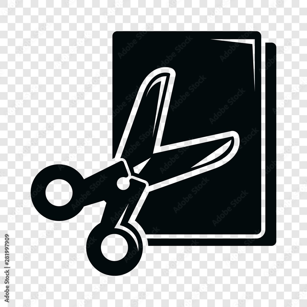 Scissors paper icon. Simple illustration of scissors paper vector icon for web Scissors paper icon. Simple illustration of scissors paper vector icon for web