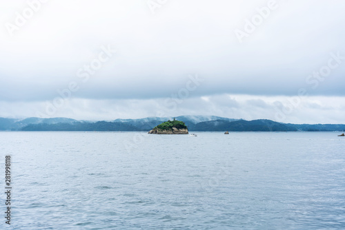 Fototapeta Naklejka Na Ścianę i Meble -  panoramic sea view of Matsushima in Miyagi, Japan