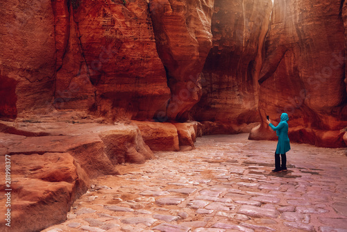 The Sig. Main entrance to the ancient city of Petra. Southern Jordan