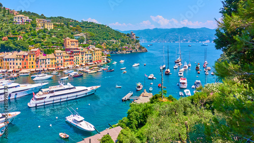 Fotografia Panorama of Portofino town