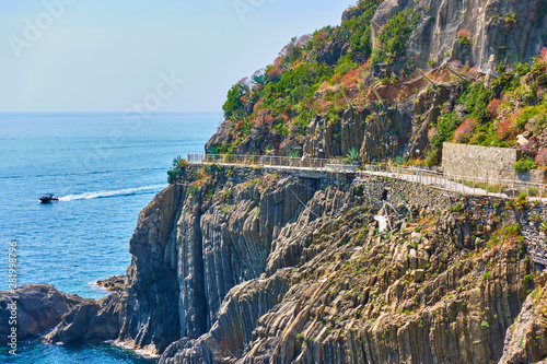 Obraz na płótnie Love Road in Cinque Terre