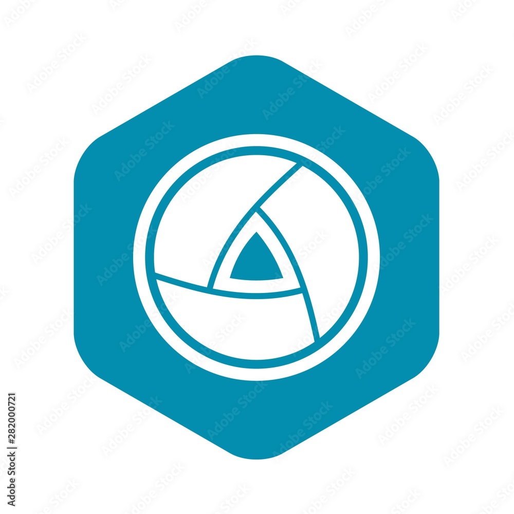 Objective icon. Simple illustration of objective vector icon for web Objective icon. Simple illustration of objective vector icon for web