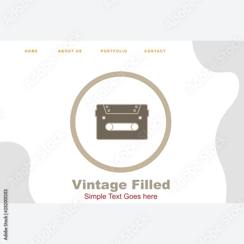 Audio Tape icon for your project