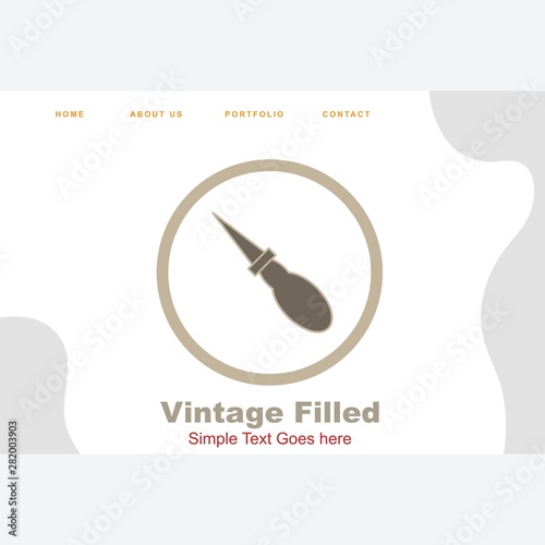 Bradawl icon for your project