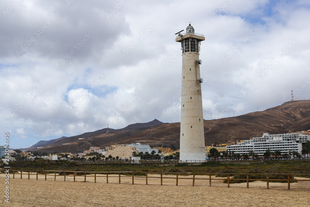 Leuchtturm von Morro Jable Kanaren Jandia Fuerteventura Spanien Faro