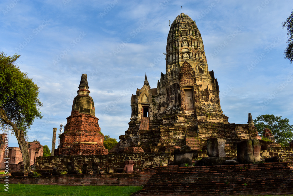 ancient pagoda in ayutthaya thailand ancient pagoda in ayutthaya thailand