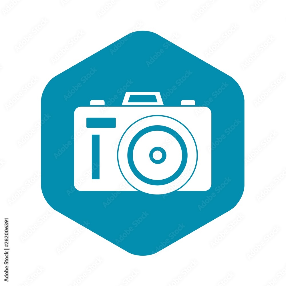 Photocamera icon. Simple illustration of photocamera vector icon for web Photocamera icon. Simple illustration of photocamera vector icon for web