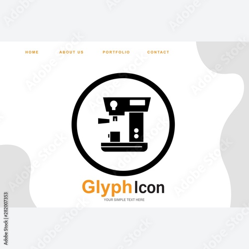Coffee Maker icon for your project
