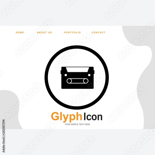 Audio Tape icon for your project
