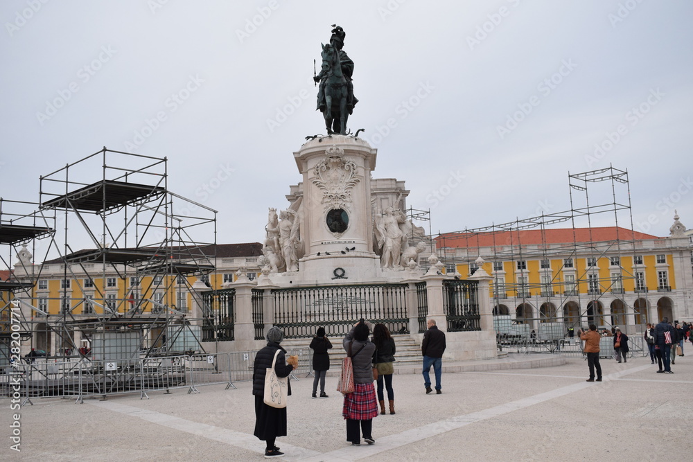 Obraz premium architecture statue