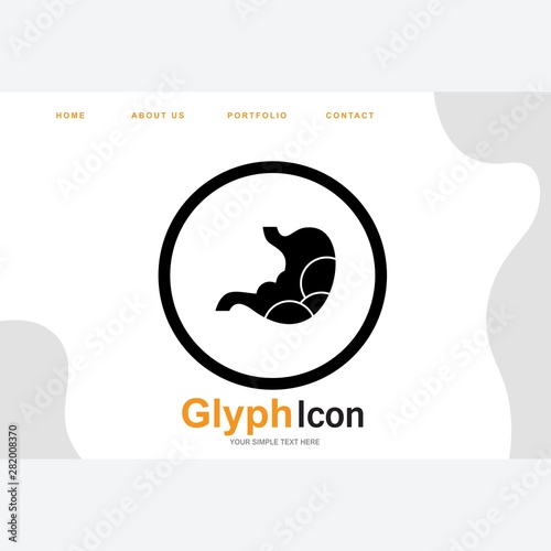 Stomach icon for your project