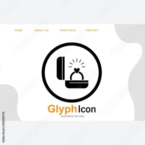 Marriage Ring icon for your project