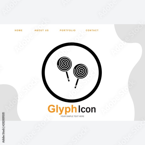 Lollypop icon for your project