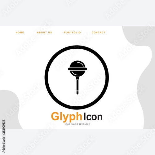 Lollypop icon for your project