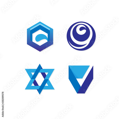 icon symbol logo sign graphic vector template design element set