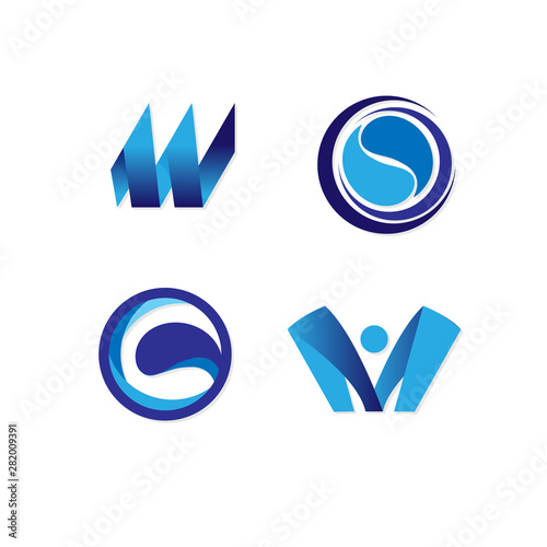 icon symbol logo sign graphic vector template design element set