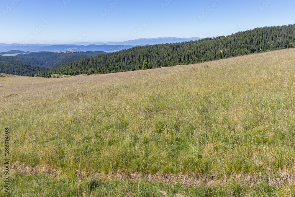 landscape from hiking trail to Belmeken Peak, Rila mountain