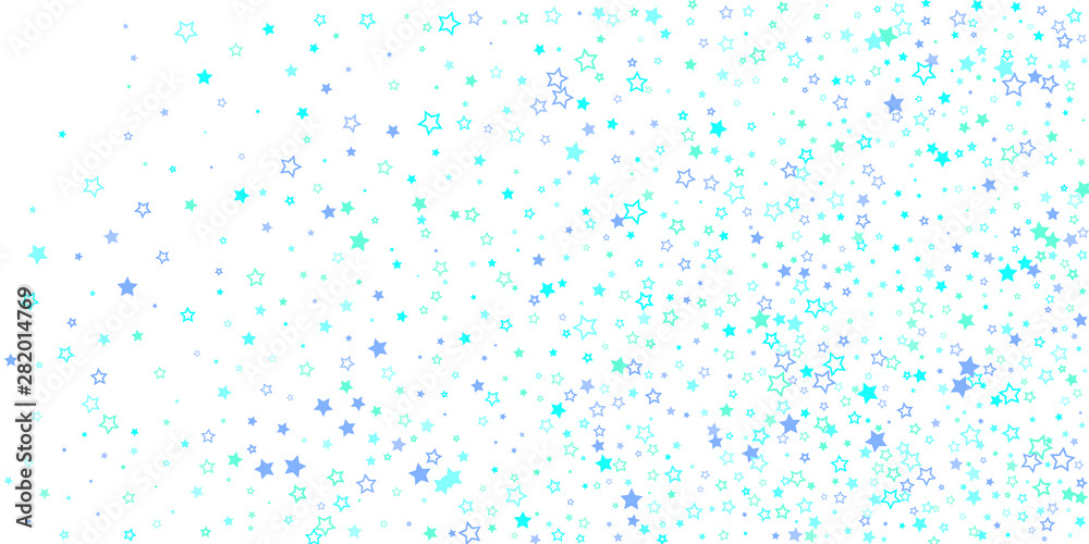 Blue, cyan, turquoise glitter stars confetti Blue, cyan, turquoise glitter stars confetti