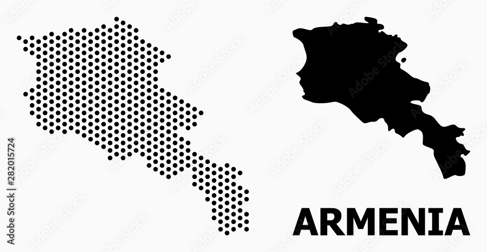 Pixel Pattern Map of Armenia
