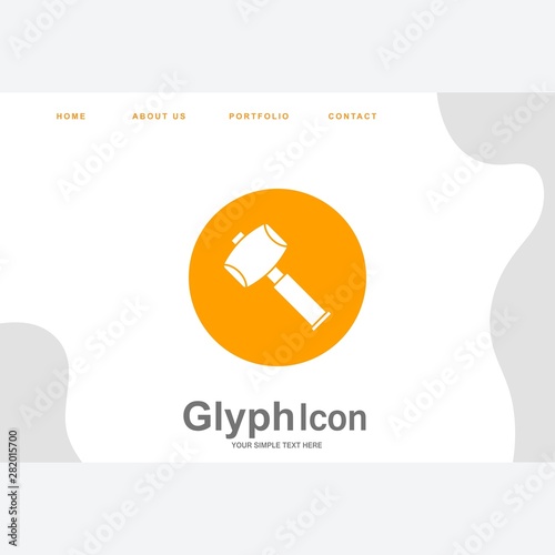 Sledgehammer icon for your project