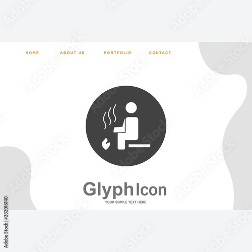 Steam Room icon for your project
