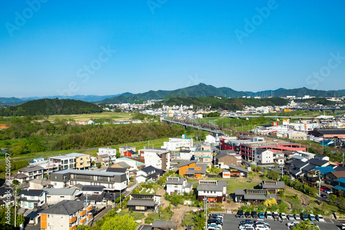 福知山城　天守から見た景色 © naoko
