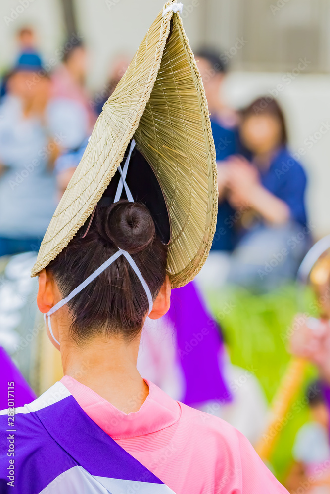 阿波踊りの笠 Stock 写真 Adobe Stock