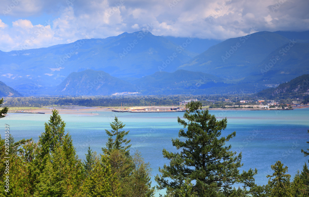 Scenic Squamish Valley in British Columbia Scenic Squamish Valley in British Columbia