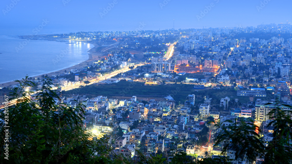 Visakhapatnam, INDIA - December 9 : Visakhapatnam is a largest city in newly bifurcated Andhra Pradesh state in India, On December 9,2015 Visakhapatnam, India