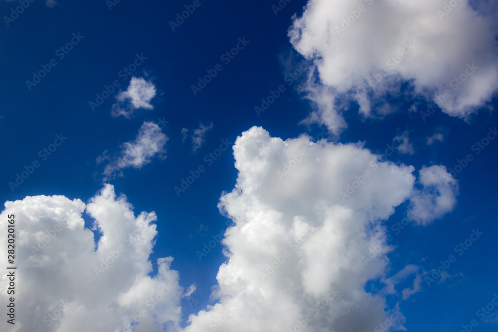 Obraz premium blue sky with white clouds