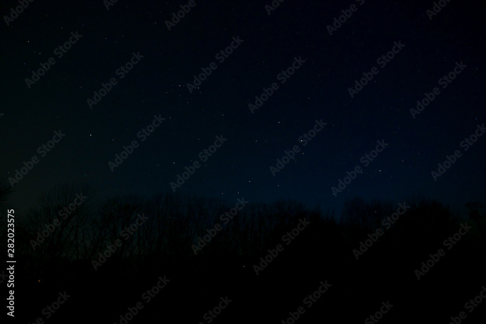 星　夜　北海道　釧路湿原展望台