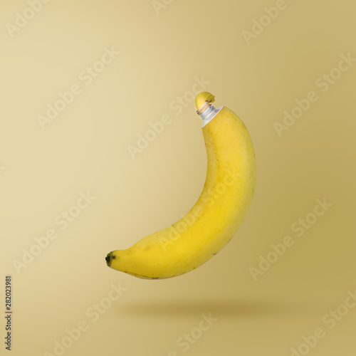 contemporary art of bananas like a tube of paint