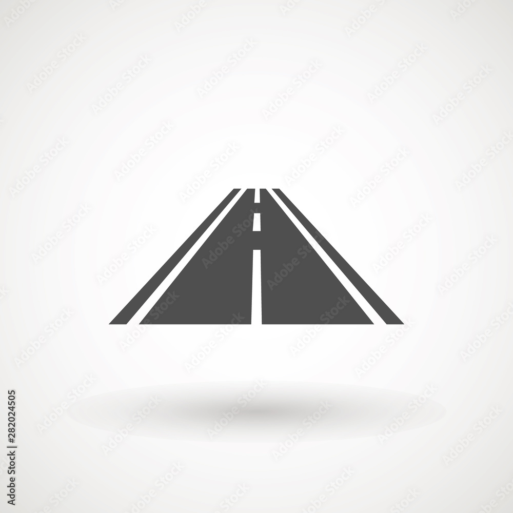 road icon symbol vector logo element. Map, navigation, direction and travel. road icon symbol vector logo element. Map, navigation, direction and travel.