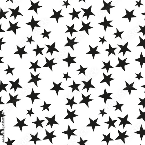 Star seamless pattern. Cute kids star seamless pattern. Seamless patter with stars. Star background. Babies fashion. Vector illustration,