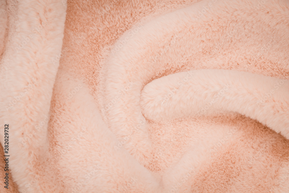 Fototapeta premium Colored fur. The texture of the fur . Close-up of sheep fur
