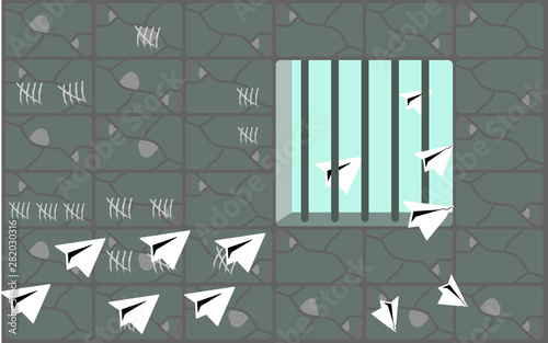 letters. jail. rights to correspondence. political prisoners. censorship. letters to freedom