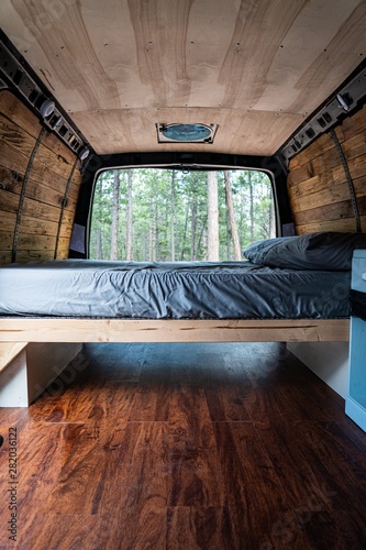 interior of a van