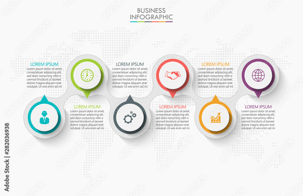 Business data visualization. timeline infographic icons designed for abstract background template milestone element modern diagram process technology digital marketing data presentation chart Vector Business data visualization. timeline infographic icons designed for abstract background template milestone element modern diagram process technology digital marketing data presentation chart Vector